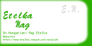 etelka mag business card